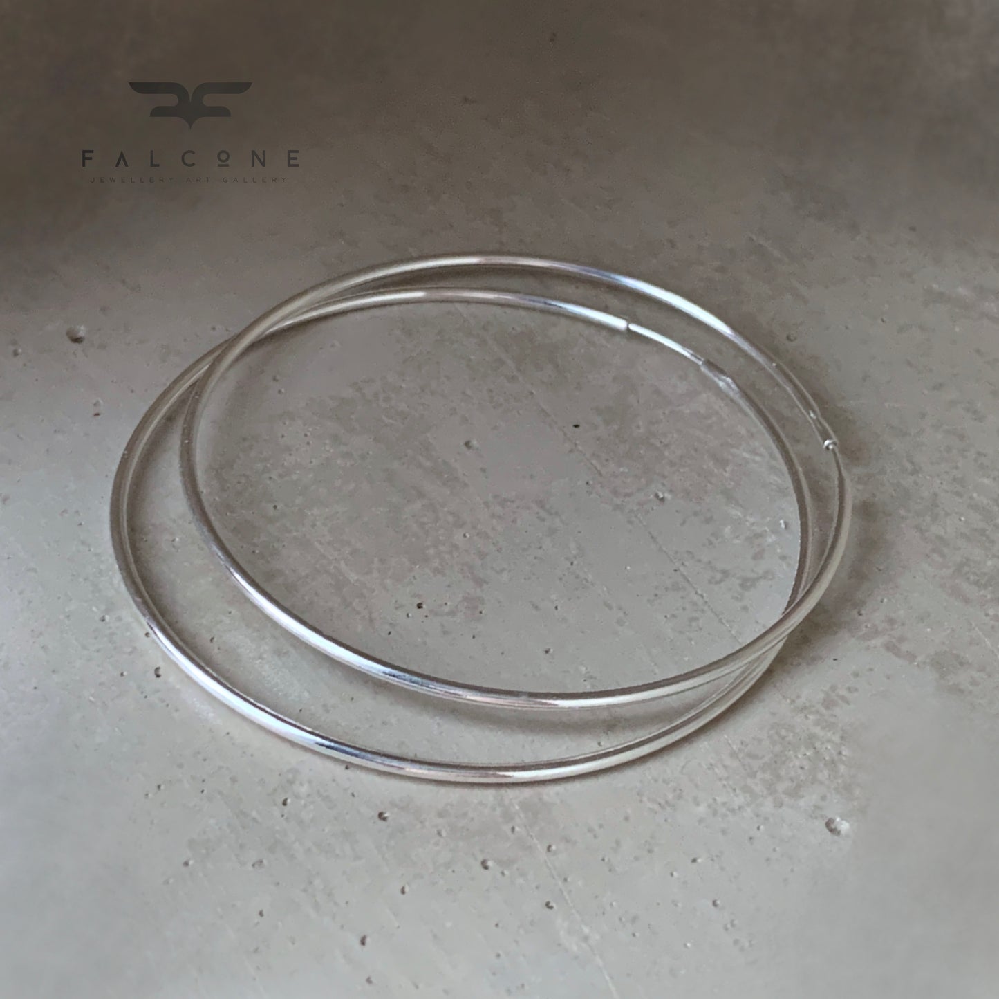 Silver hoop earrings 'Silver Hoops'