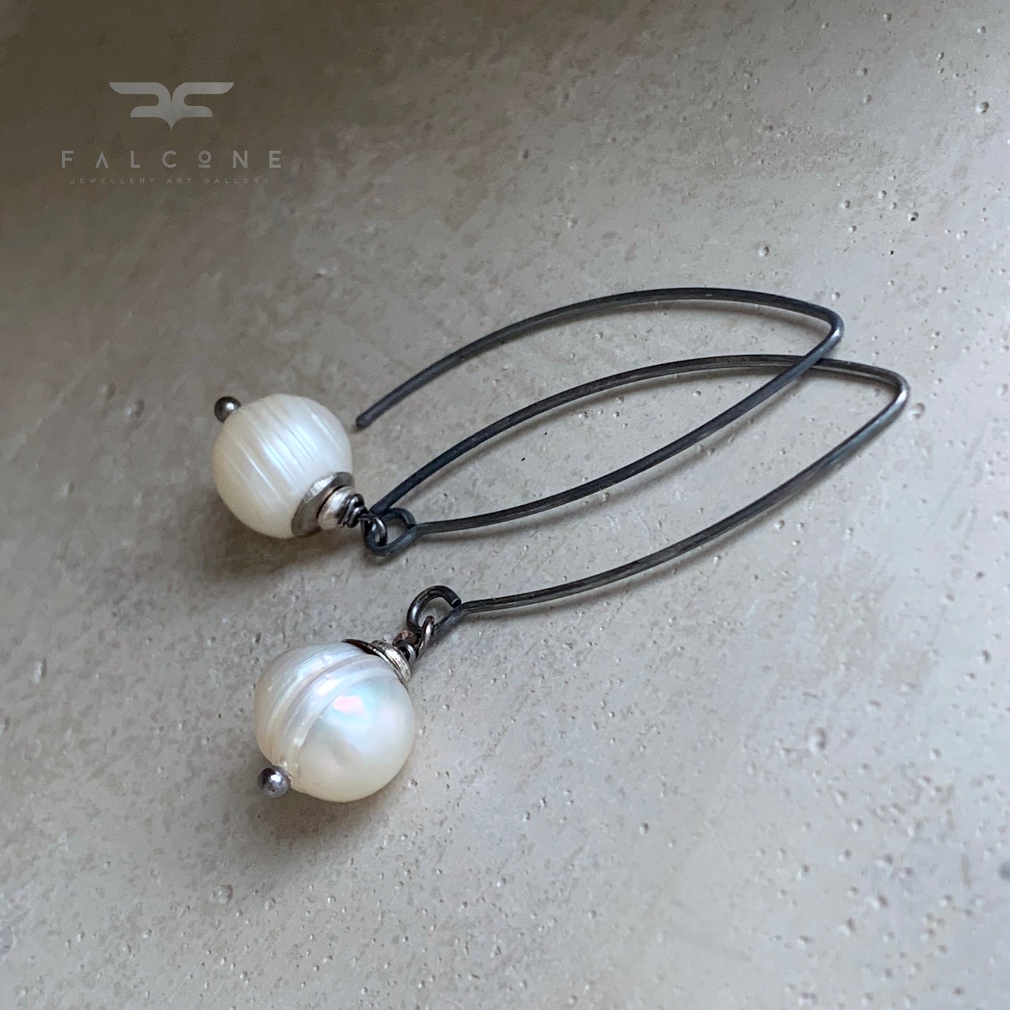 Pendientes de Perlas y Plata de Ley 'Perlas Blancas'