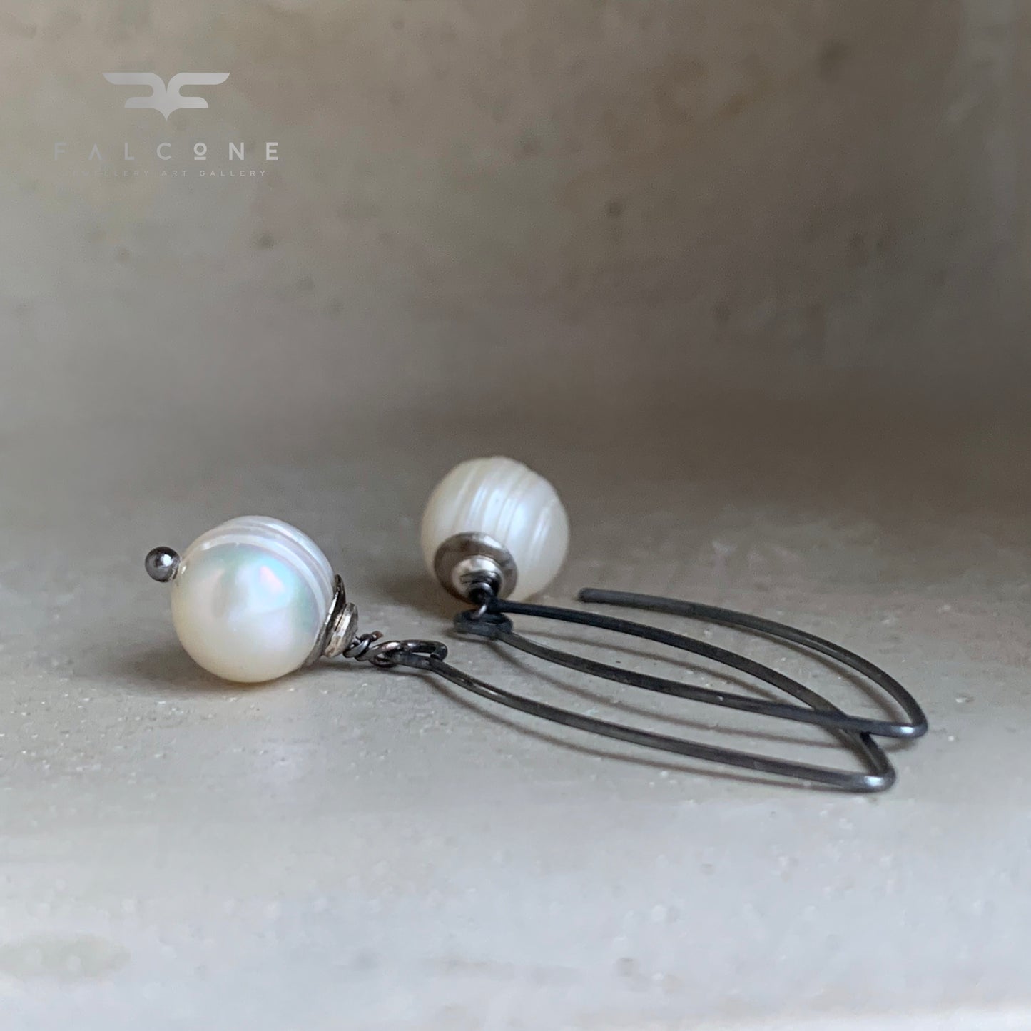 Pendientes de Perlas y Plata de Ley 'Perlas Blancas'