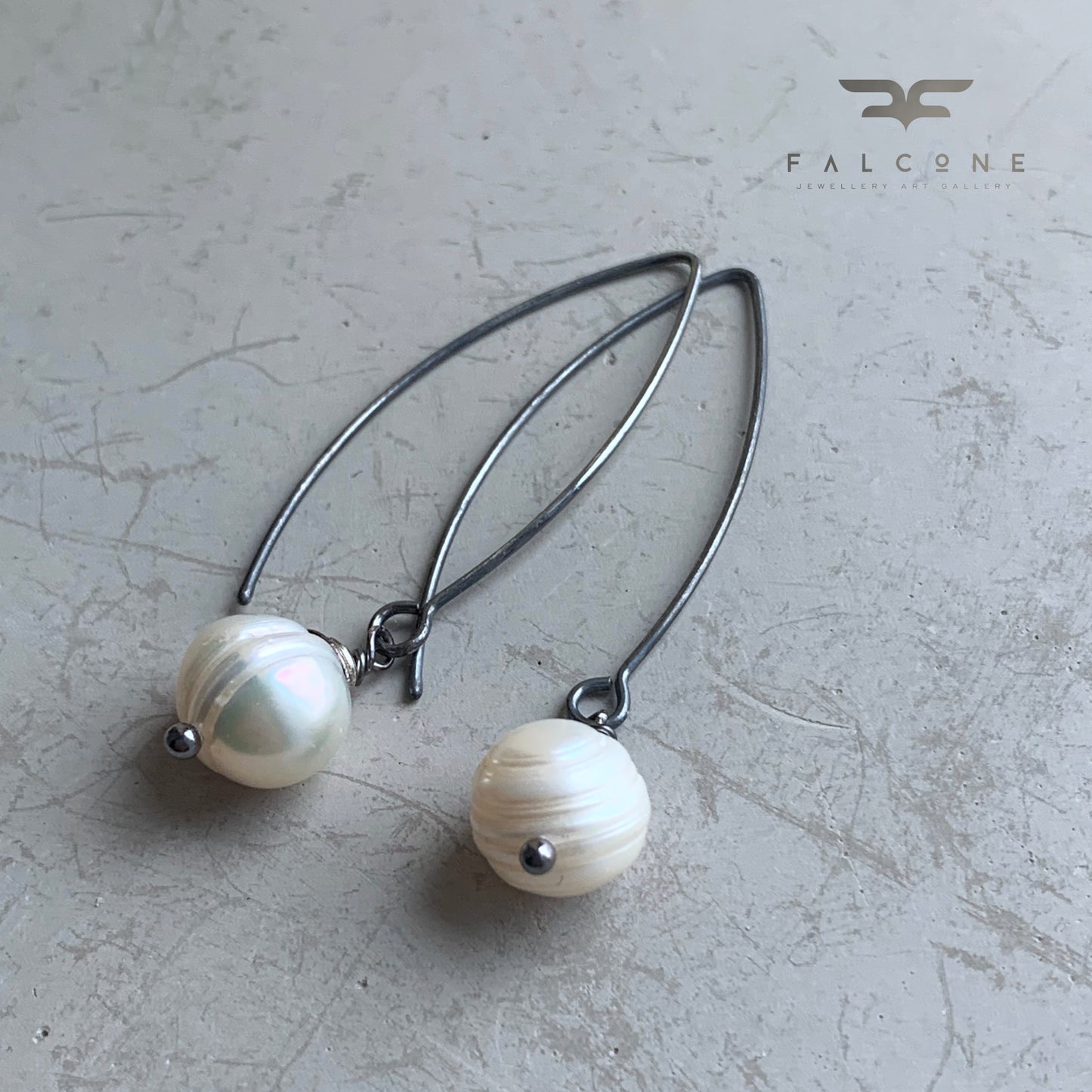 Pendientes de Perlas y Plata de Ley 'Perlas Blancas'