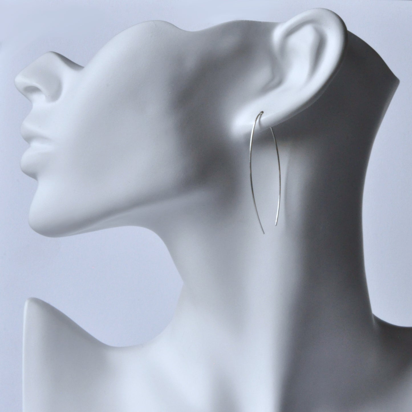 Artisanal earrings made of 925 silver 'Pure'