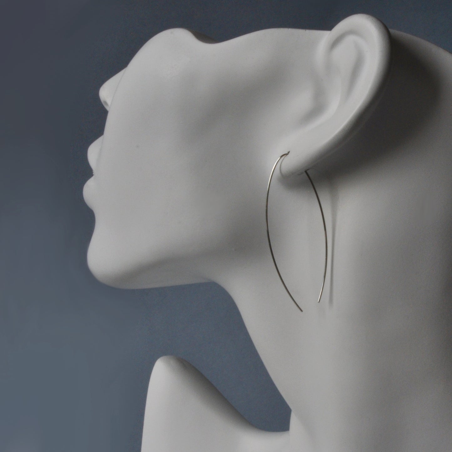 Artisanal earrings made of 925 silver 'Pure'