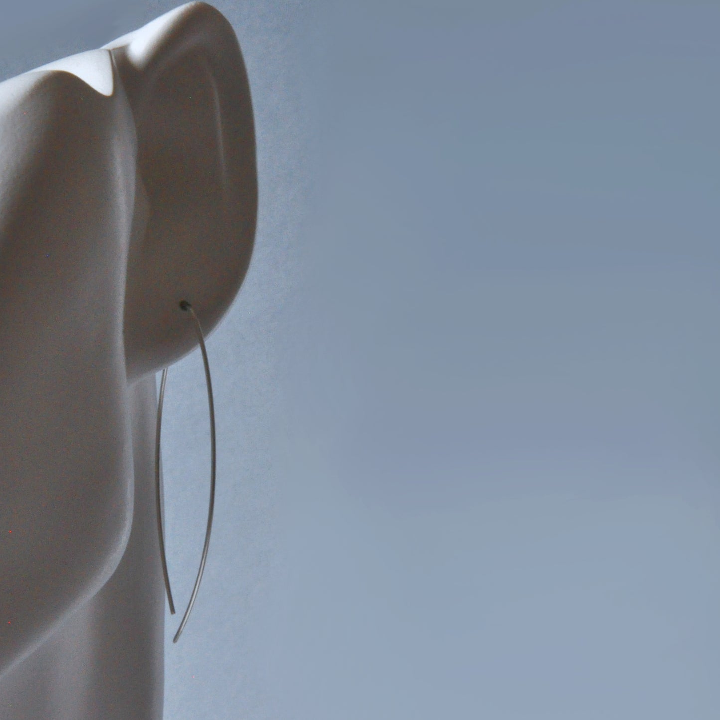 Artisanal earrings made of 925 silver 'Pure'