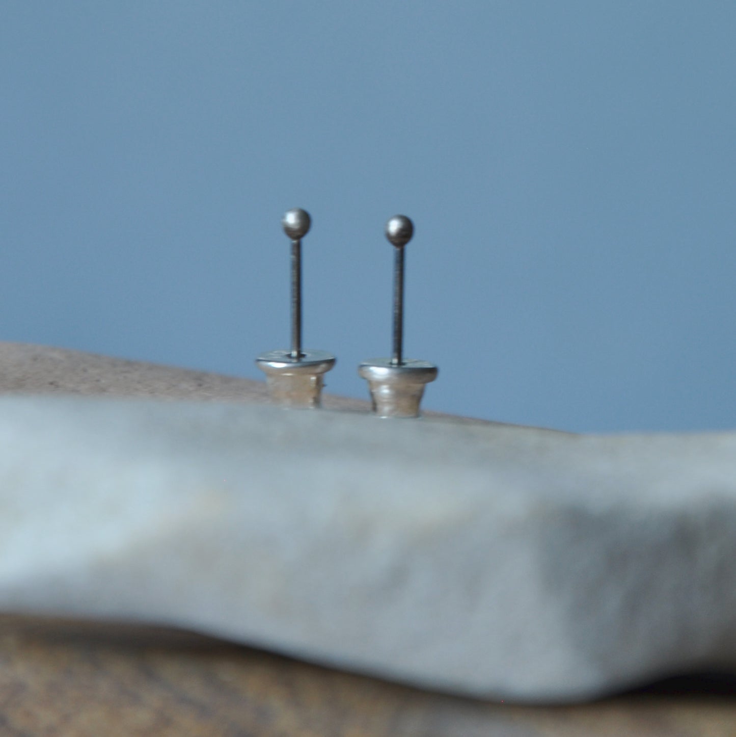 Pendientes de plata 'Fósforos'